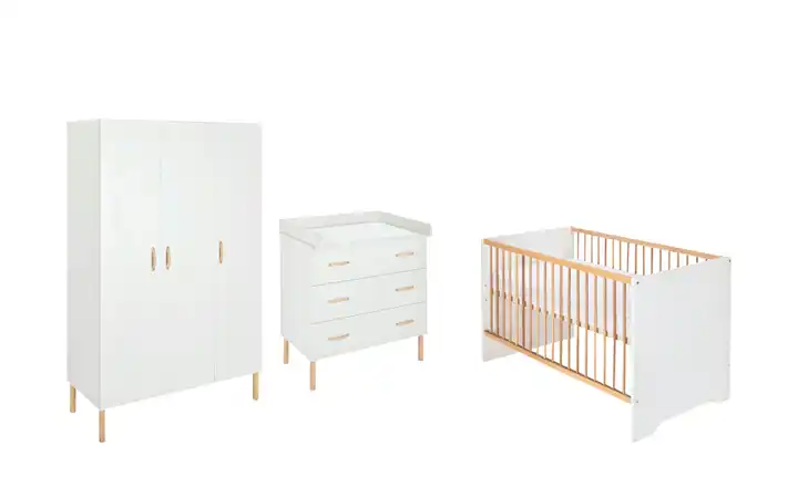 Babyzimmer, 3-teilig Melody White