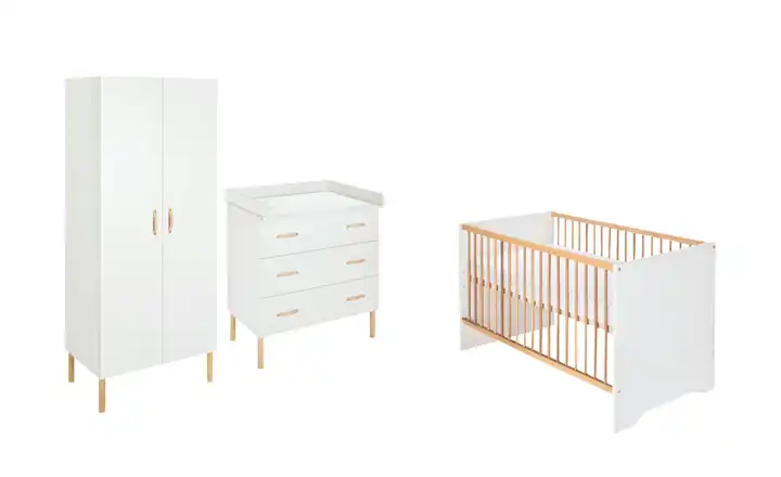 Babyzimmer, 3-teilig Melody White