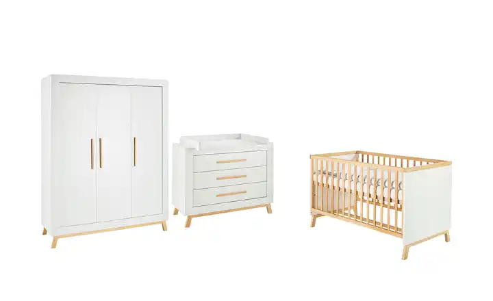 Babyzimmer, 3-teilig Miami White