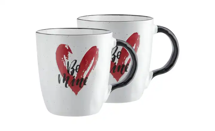 Kaffebecher "Be Mine", 2er Set