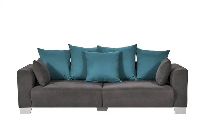 smart Big Sofa grau-braun - Flachgewebe Tonja | Schlamm ...