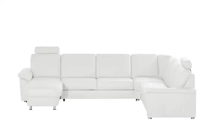 meinSofa Leder-Wohnlandschaft Carolin | Weiß, rechts