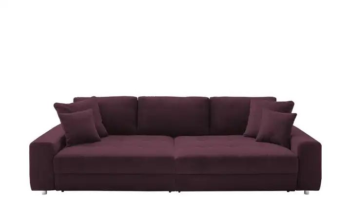 bobb Big Sofa Arissa de Luxe Weinrot Möbel Höffner