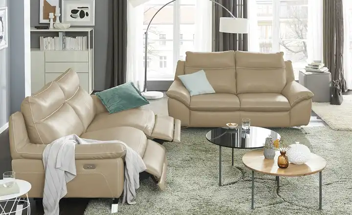 Natuzzi EditionsSofa aus Echtleder Orlando