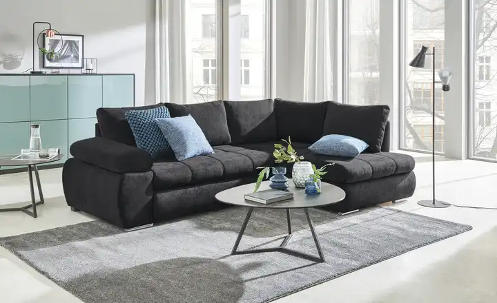 switchEcksofa aus Flachgewebe Sky