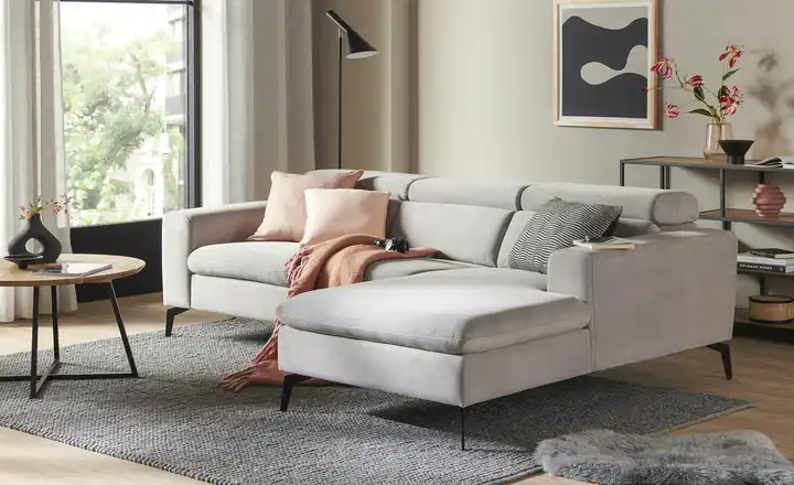 Ecksofa in Cordstoff Liselotta