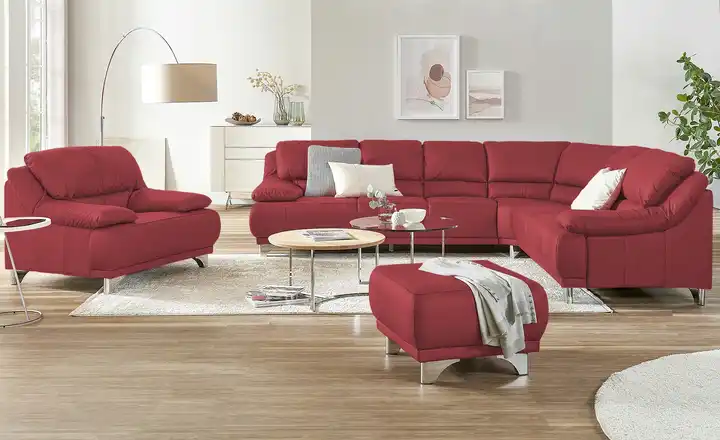 Ecksofa aus Echtleder Maranello