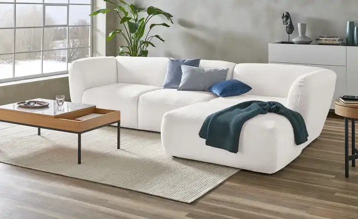 switchEcksofa in Bouclé Candelo