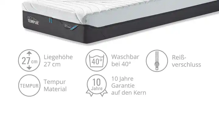 TEMPURViscoschaummatratze Soft Pro Plus CoolQuilt