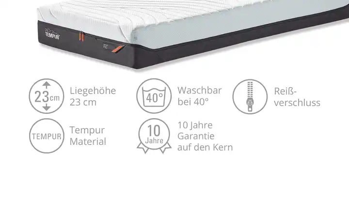 TEMPURViscoschaummatratze Firm Pro CoolQuilt