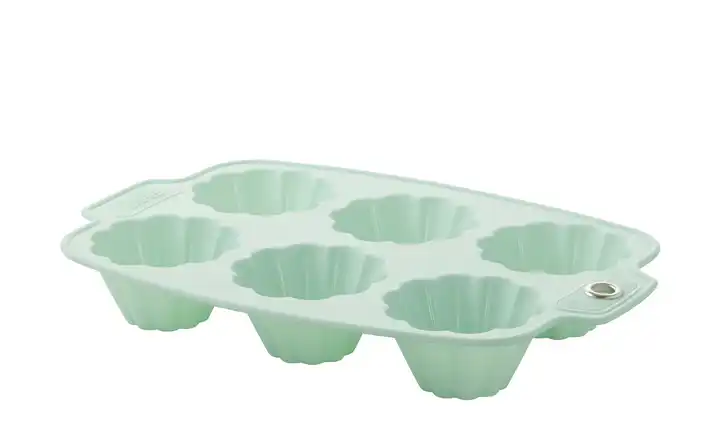 Zenker Silikon-Muffinform Für 6 Stück - Backform Für Cupcakes, Törtchen & Muffins, Spülmaschinengeeignet - Rosa Oder Creme