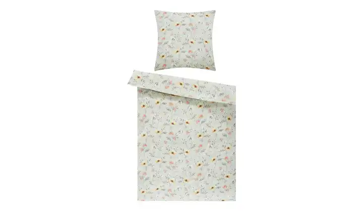 comoSatin Bettwäsche Romantic Floral