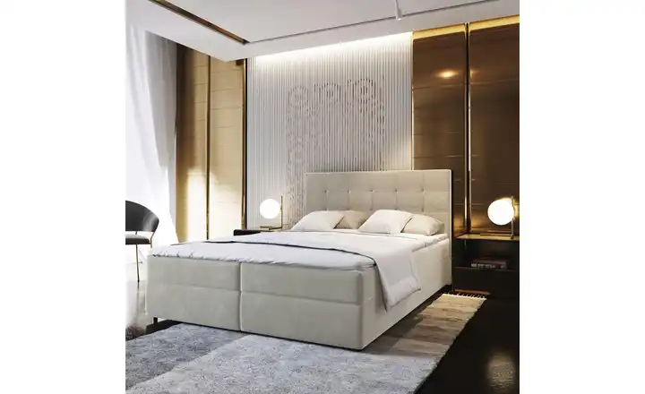 Masseno Boxspringbett GLOS K 160x200 - Komplettset Mit Matratze