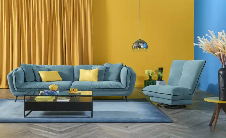 popBigsofa zweifarbig Cosy Cloudyflex