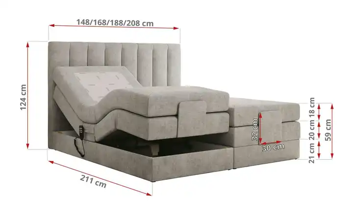 Boxspringbett Mit Motor 200x200