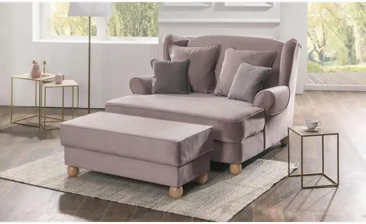 Harvard Big-Sessel in Rosa