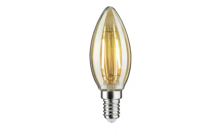 LED Vintage Kerze E14/2W gold