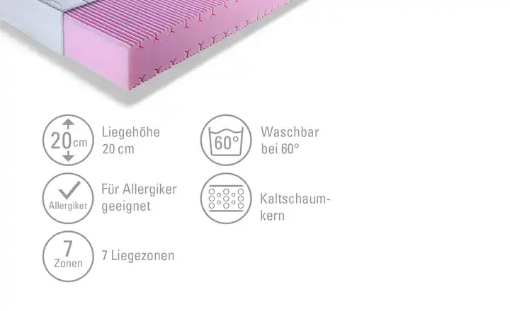 Kaltschaum-Matratze Highline KS 20