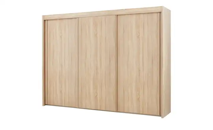 Schwebetürenschrank 3-türig Regent 280 cm Eiche Sonoma (Nachbildung) ohne Spiegel