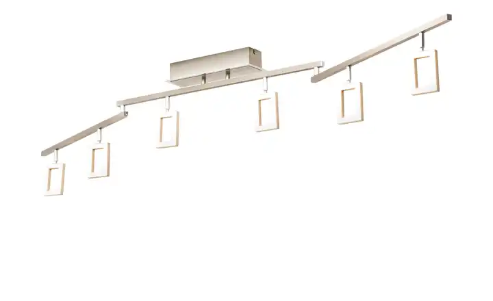 Paul Neuhaus LED-Deckenstrahler mit 6 quadratischen Spots 
