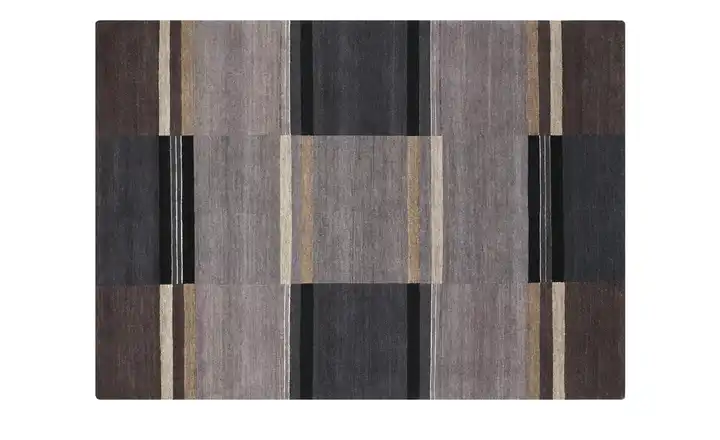 Handgeknüpfter Naturteppich Sensation Silk Soya 250x300 cm Dunkelgrau