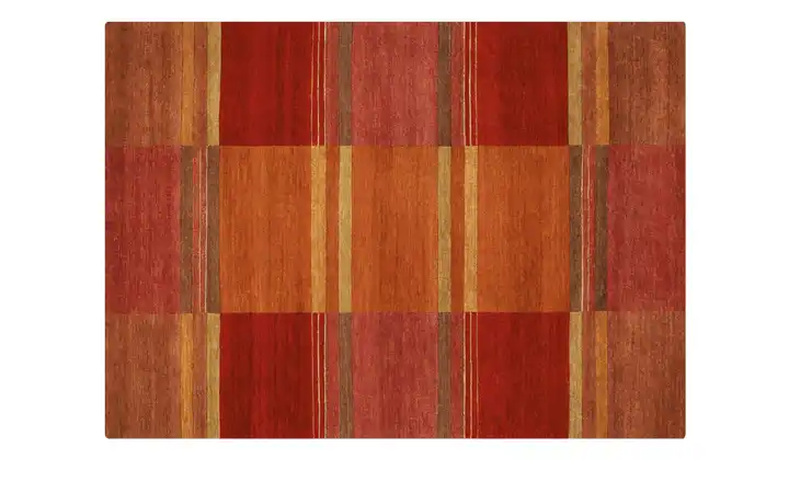 Handgeknüpfter Naturteppich Sensation Silk Soya 250x300 cm Rot, Orange