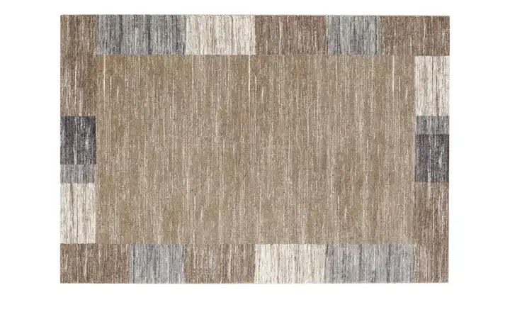 meinTeppich Kurzflorteppich Sofi Star Beige, Braun 120x170 cm