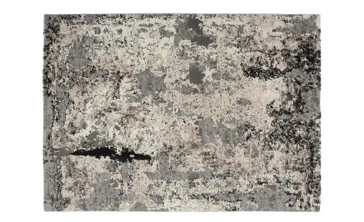meinTeppich Hochflorteppich Juwel Liray Hellgrau 120x170 cm rechteckig