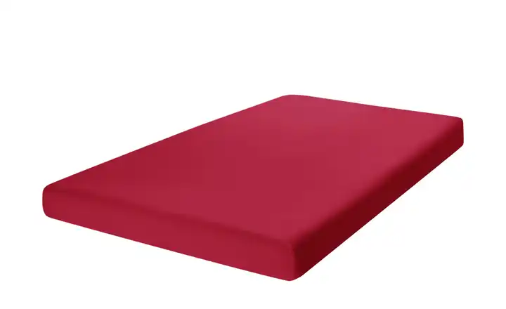 como Spannbetttuch Uni Jersey 2010 Rot 140x200 cm