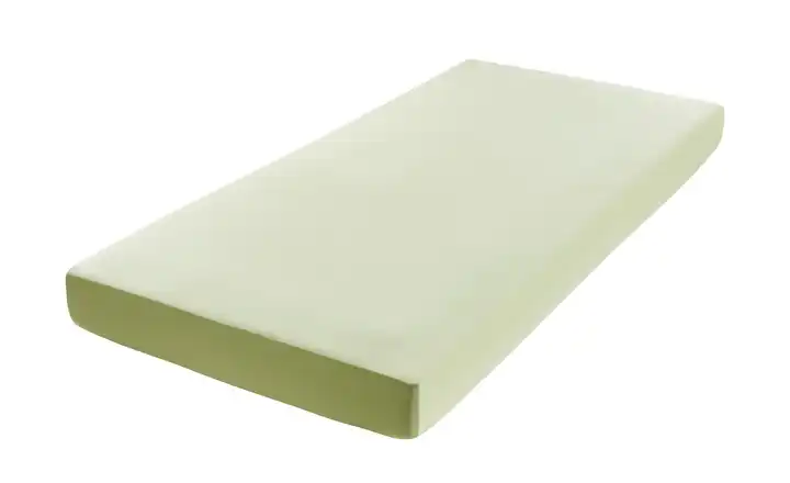 como Boxspring-Spannbettlaken Uni Jersey 3700 180x200 cm Limettengrün