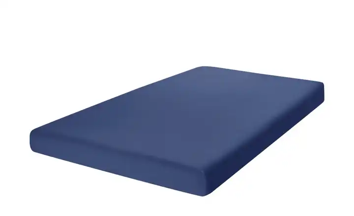 como Spannbetttuch Uni Jersey 2010 Marineblau 120x200 cm