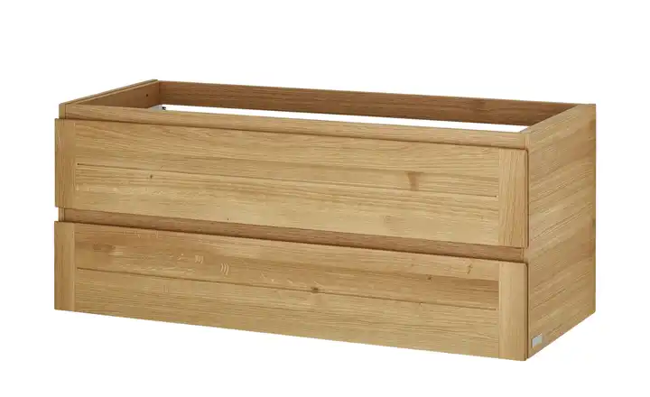 Wohnwert Waschtischunterschrank Capri Eiche 1 Siphon-Ausschnitt