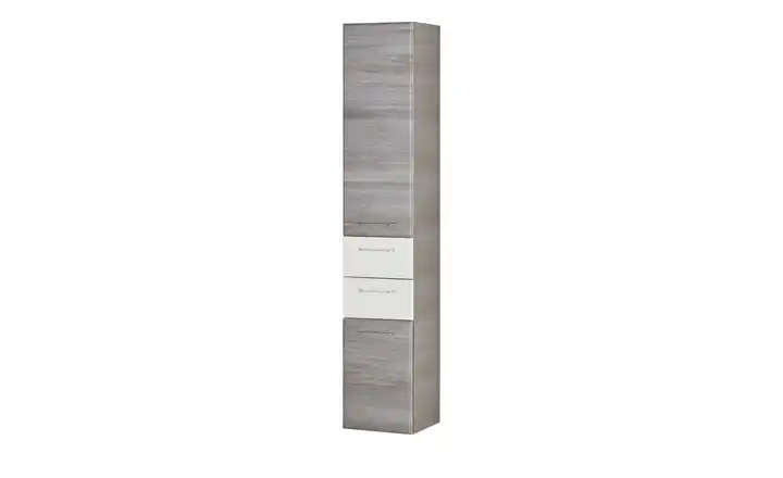 smart Hochschrank Onda Graphit, Weiß