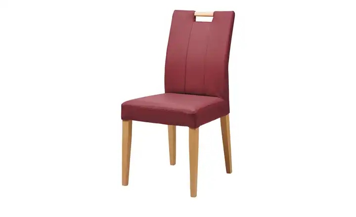 Woodford 4-Fußstuhl mit Griff Viola Rot Griff Buche