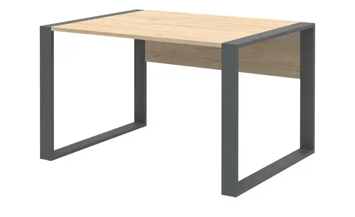 Schreibtisch home.office 120x80 cm Eiche (Nachbildung), Anthrazit