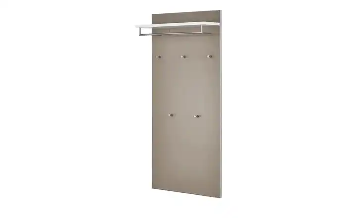 Garderobenpaneel Duna BH 80 x 170 cm Taupe, Weiß
