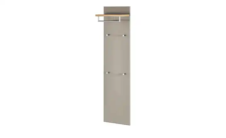 Garderobenpaneel Duna BH 42 x 170 cm Taupe, Eiche bianco