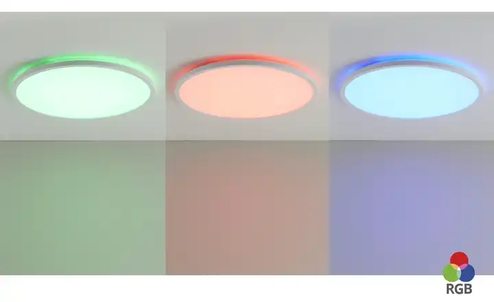  LED- Panel weiß rund, mit Hintergrundbeleuchtung 