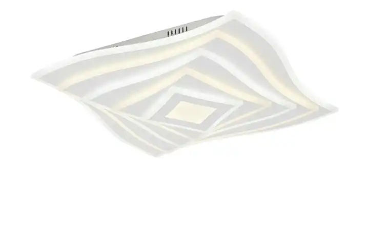 Fischer-Honsel LED-Deckeneuchte, weiß, mit Fernbedienung und Backlight 