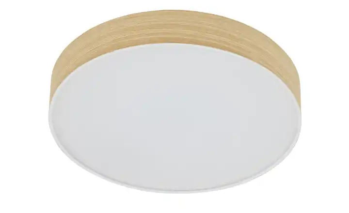 KHG LED-Deckenleuchte Holzoptik/weiß 