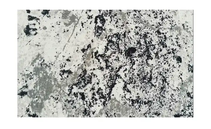 como Kurzflorteppich Velvet Silbergrau, Grau 160x230 cm rechteckig