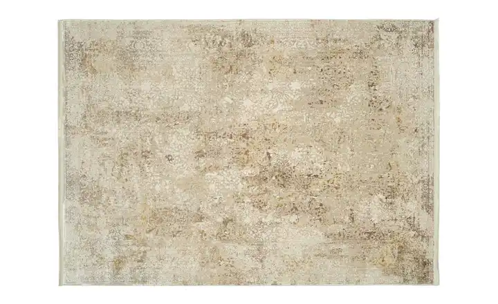 meinTeppich Kurzflorteppich Palermo Beige, Goldfarben 200x290 cm