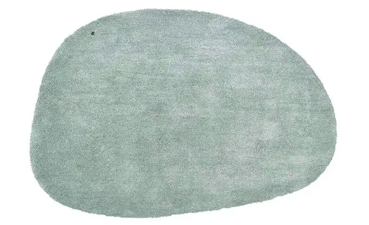 Tom Tailor Hochflorteppich Cozy Mintgrün 120 cm 80 cm 80x120 cm