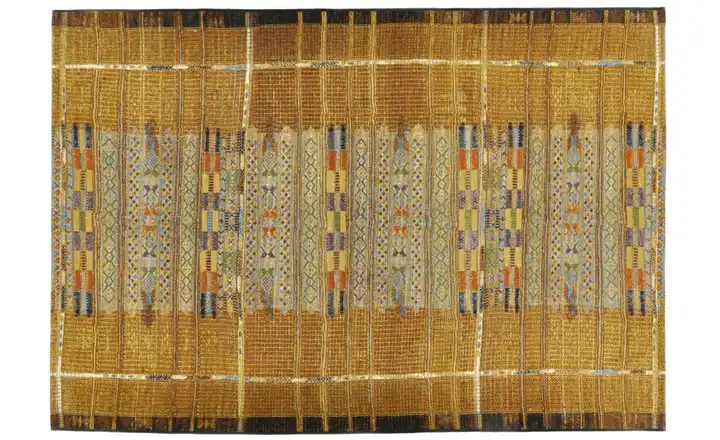 Gino Falcone In-und Outdoor-Teppich Aurora Goldfarben 240x340 cm 340 cm Goldfarben 240 cm