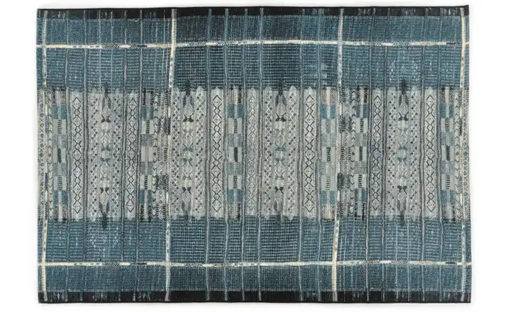 Gino Falcone In-und Outdoor-Teppich Aurora Blau 240x340 cm 340 cm Blau 240 cm