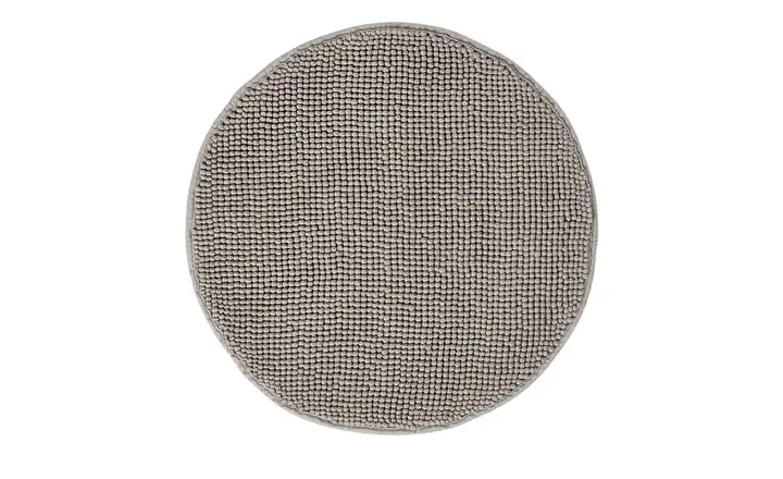 levelone Badematte Happy Taupe Ø 55 cm