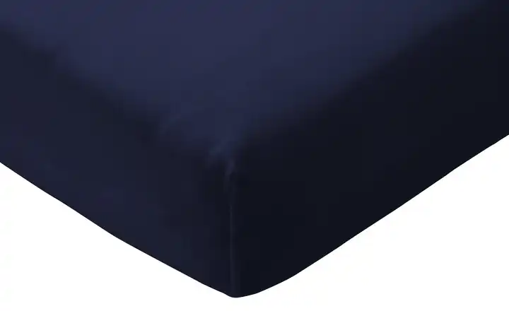 JOOP! Mako-Jersey-Spannbetttuch JOOP!  Dunkelblau 180x200 cm