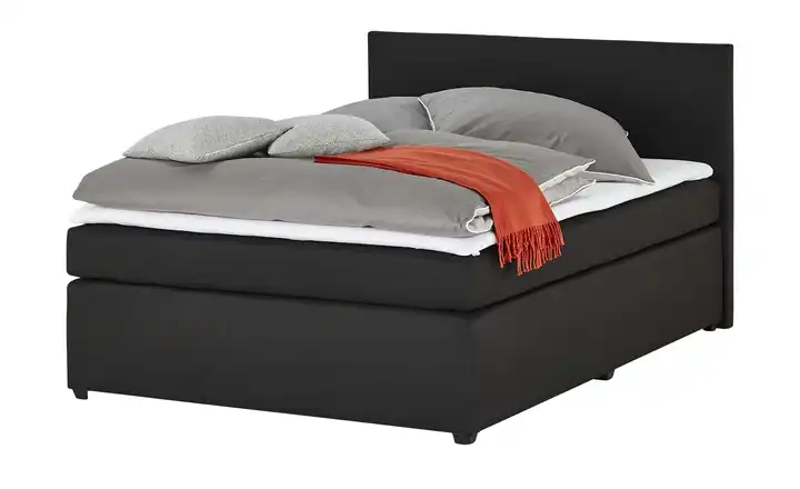  Boxspringbett mit Matratze und Topper, H2 Duke