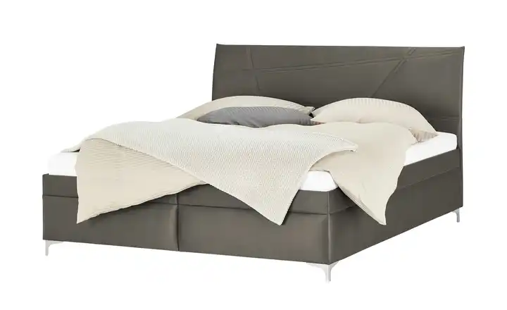 Polsterbett Lerryn Taupe 160 cm
