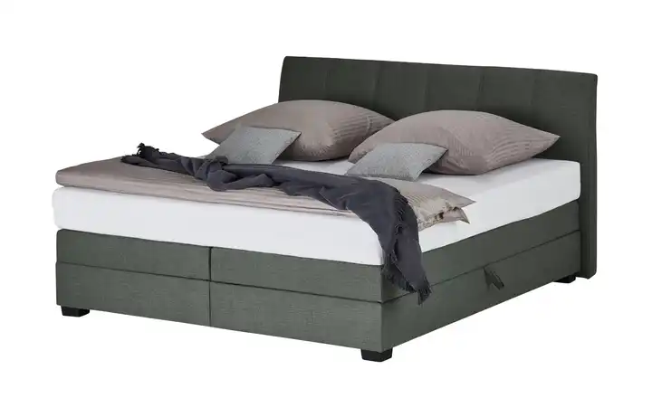 vanDoorn Boxspringbett Chiara Anthrazit 200 cm H2